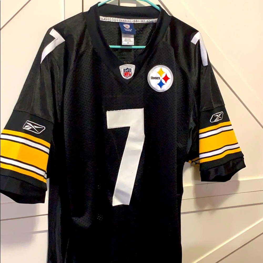 Steelers Roethlisberger #7 Reebok Premier Jersey